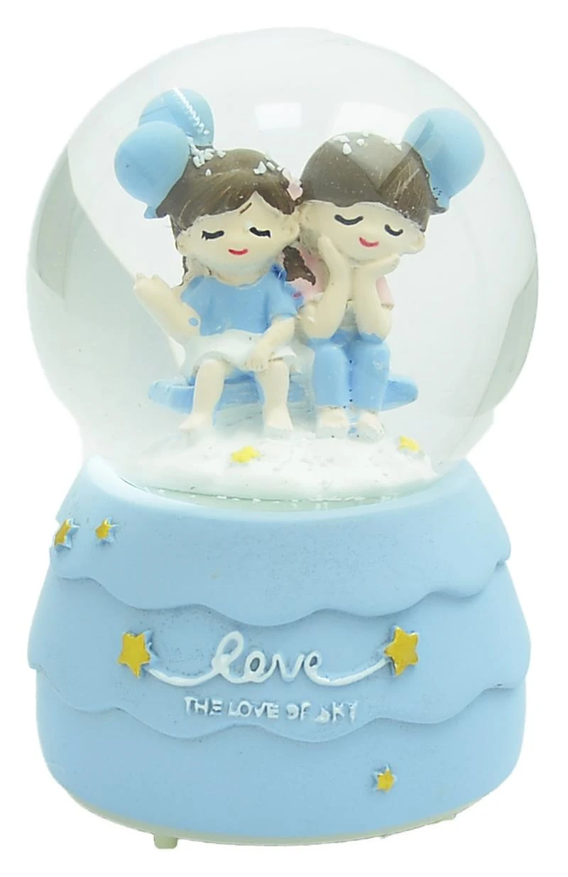 Taros Kar Küresi Orta Boy Işıklı Love Unicorn 6541