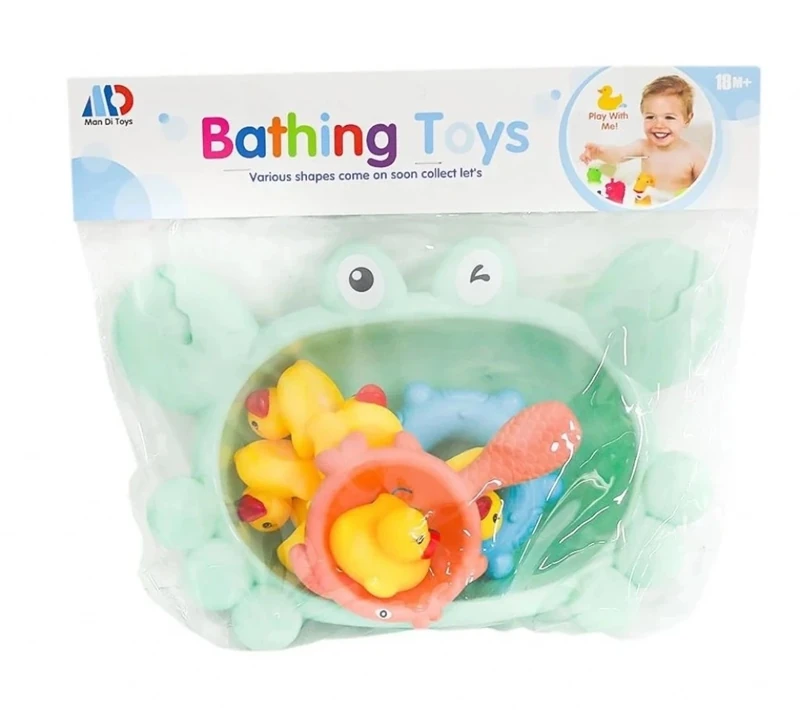 MD086 Ördekli Küvetli Oyun Seti -Prestij Oyuncak