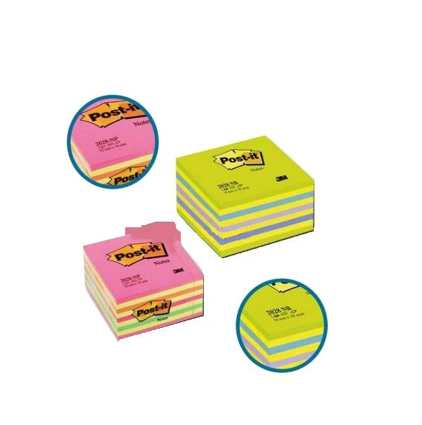 Post-It Yapışkanlı Küp Not 76X76 Yeşil 450Yp 2028Nb