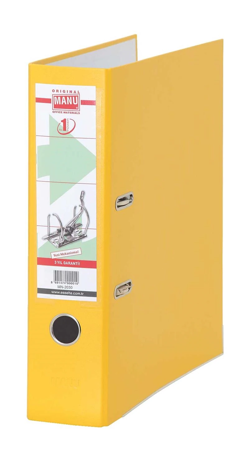 Manu Büro Klasörü Geniş Mn-2030 Sarı