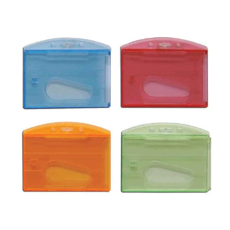 Mapi Kart Kabı Çift Hazneli Şeffaf Turuncu 25Li 908 00 58