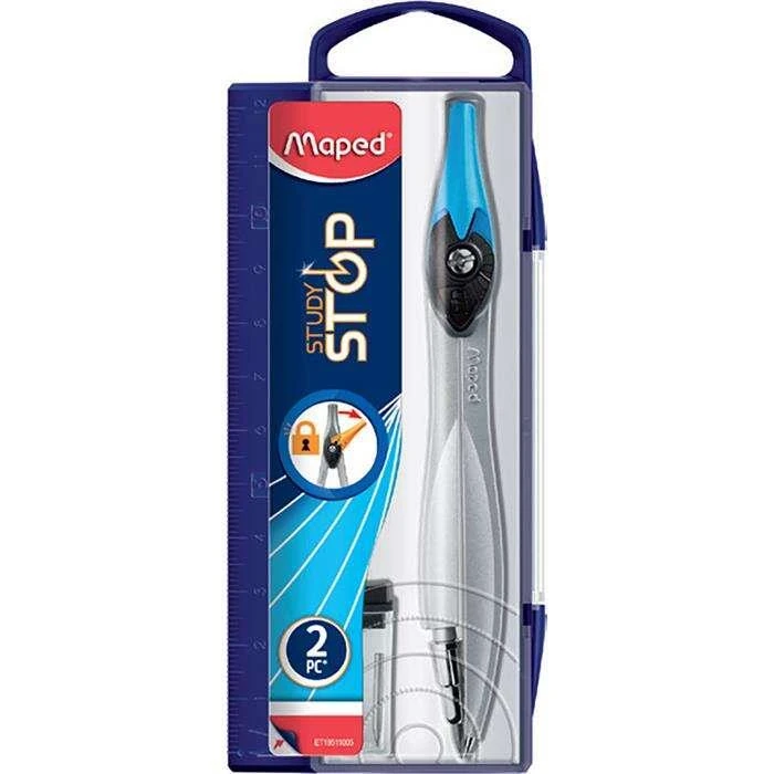 Maped 195110 Study Stop Uçlu Pergel+Uç Kutusu