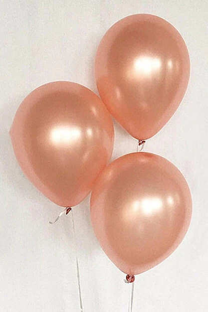 Nedi Pm-72 Balon Metalik Rose Gold 100Lü