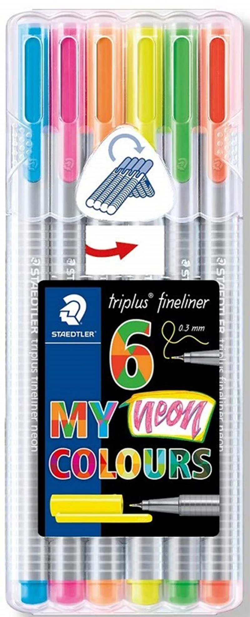 Staedtler 334 Sb6Cs10 Trıplus Fınelıner Dino 6Lı Set