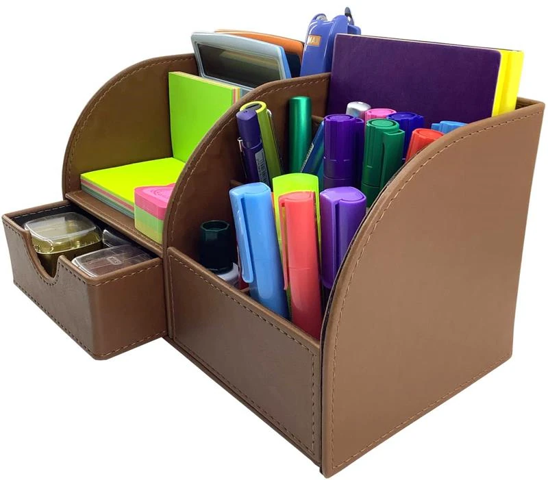 Inn Desıgn Organizer Çekmeceli Efsun Nostalji Deri Taba Inn-Dd-1014