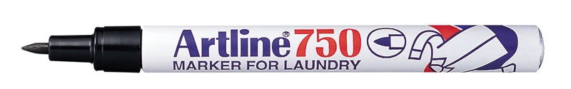 Artline Ek-750-S Çamaşır Markörü Siyah