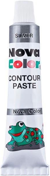 Nova Color Nc-185 Kontur Boyası Tüp Gümüş