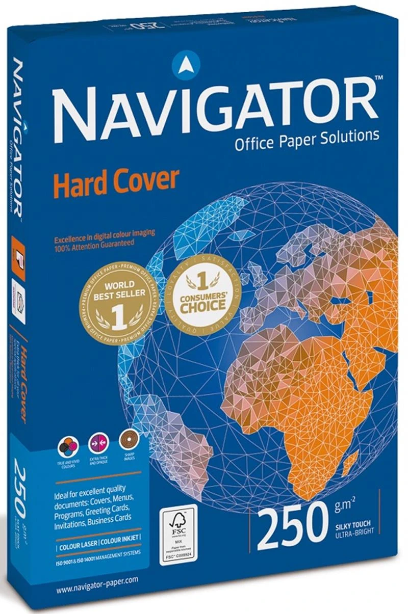 Navıgator Fotokopi Kağıdı A4 250Gr Hard Cover 125 Li