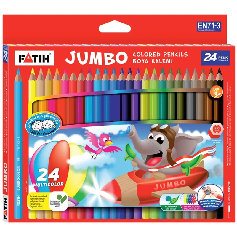 Fatih 33350 Kuruboya Jumbo 24 Renk Tam Boy