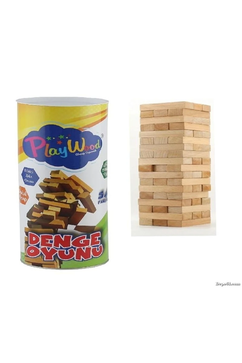 Onyıl Ony-03 Playwood Silindir Kutuda Ahşap Denge