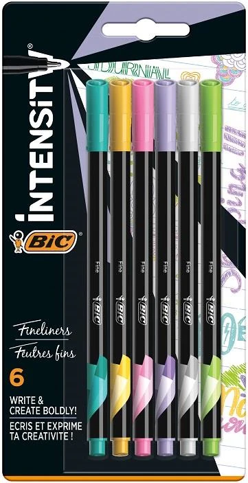 Bic Intensity Pastel 6'lı Keçeli Kalem Seti
