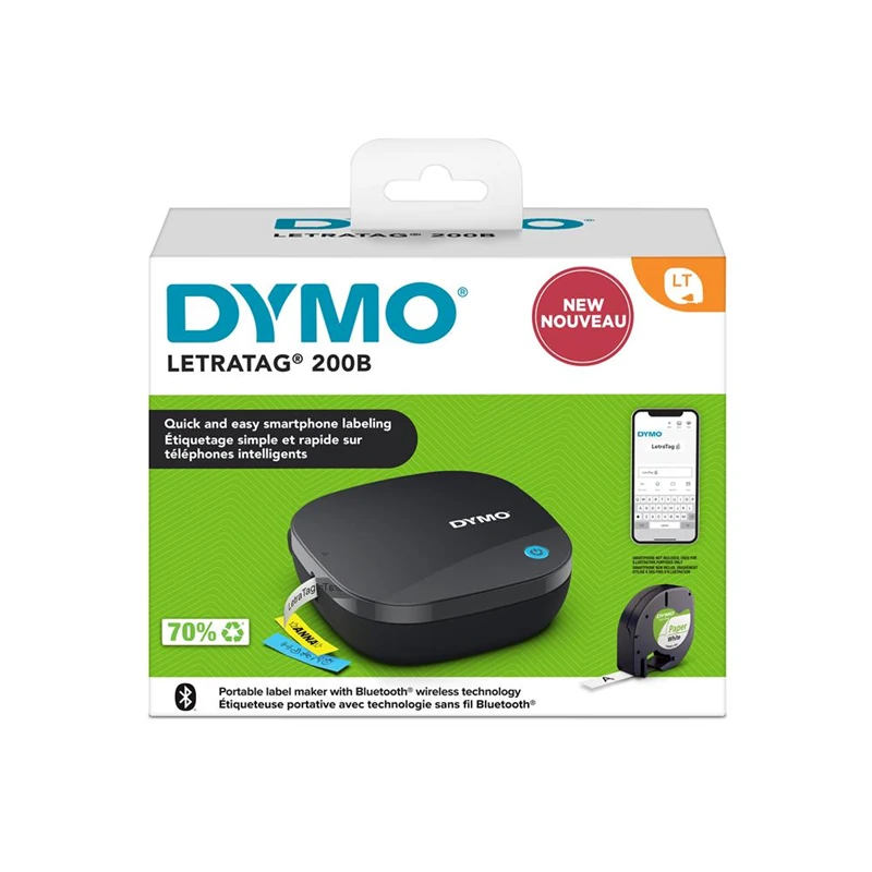 Dymo 2172855 Letra Tag 200B Bluetooth Etiketleme Makinesi