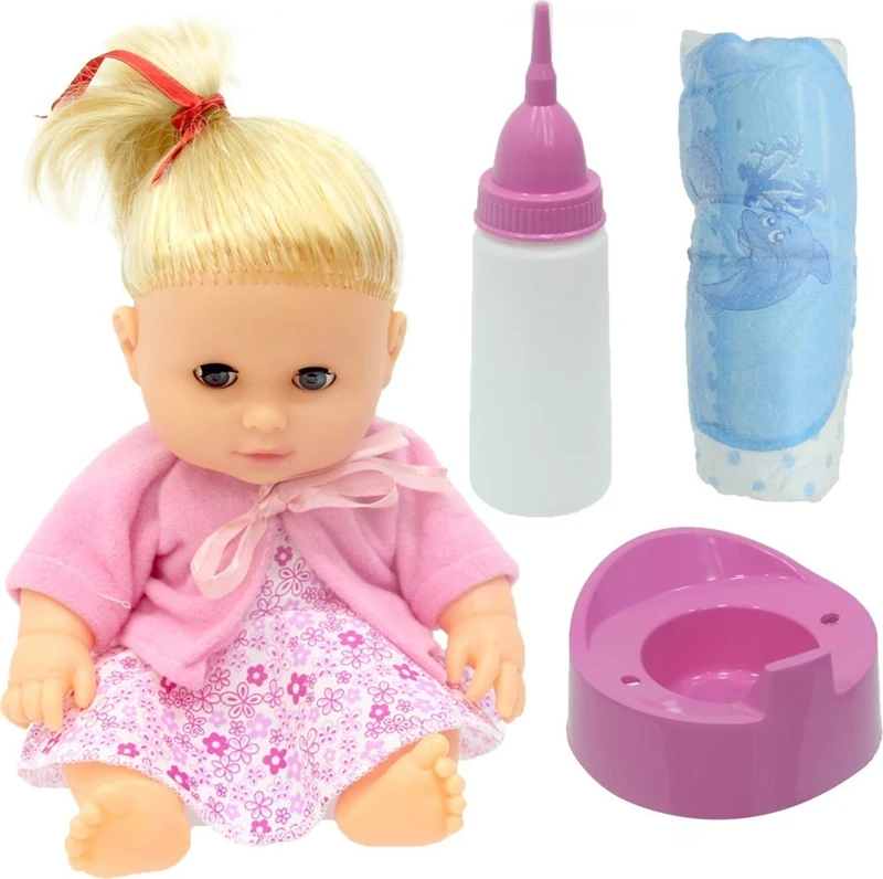 Güven Oyuncak Altını Islatan Pembe Ceketli Melis Bebek