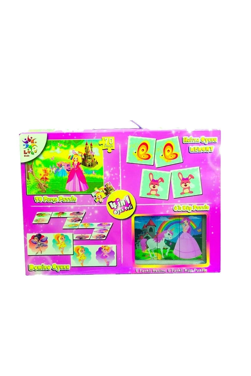 Laço Kids 4 İn 1 Oyun Seti Pembe