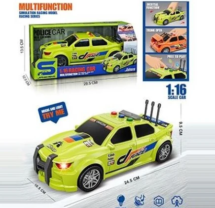 Ctoy Işıklı Ve Sesli Yarış Arabası Ctoy-Js124