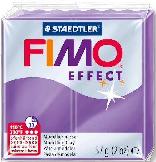Fımo Modelleme Kili Effect Şeffaf Leylak 8020-604