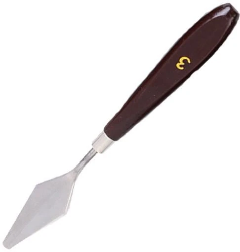 Ceoart Metal Spatula Tekli No:2 (Boyalı Ahşap Sap) Ceo-Sn0006