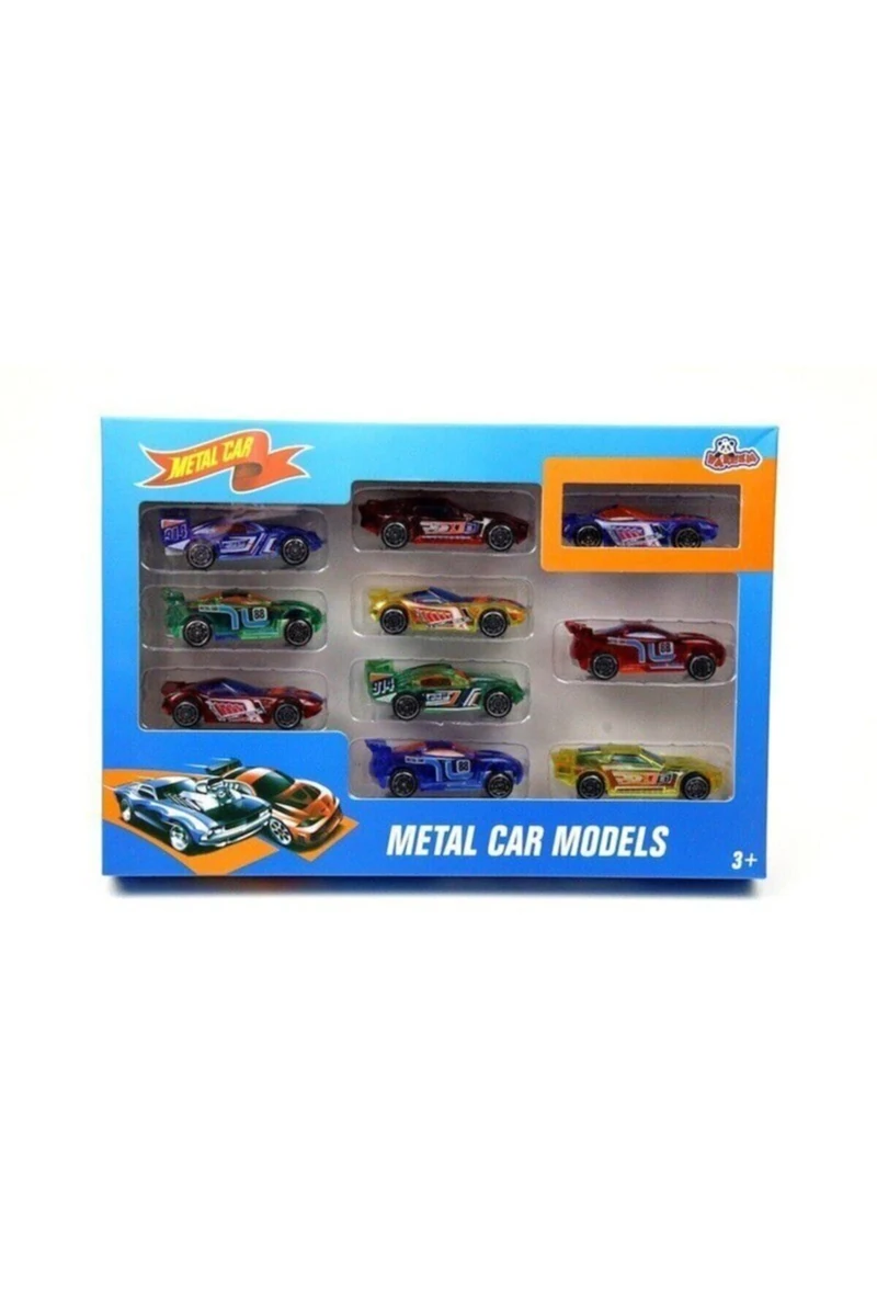 Vardem Metal Araba 10'lu Set
