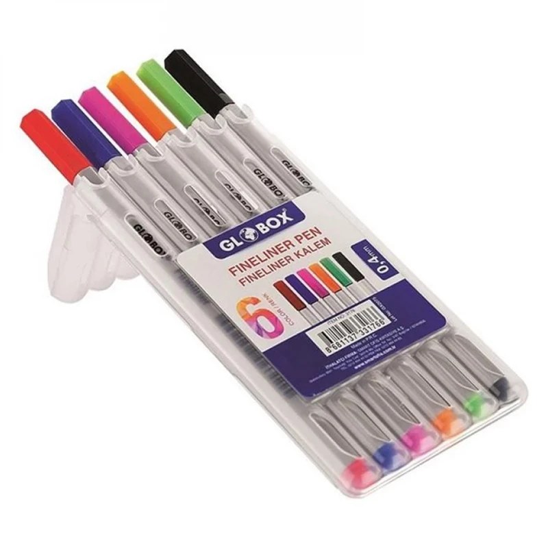 Globox 3176 Fınelıner Kalem 6Lı Paket