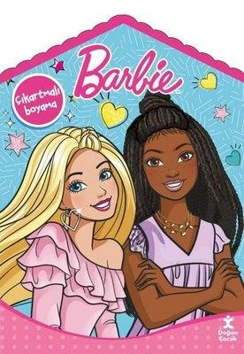 Barbie Evde Çıkartmalı Boyama Kitabı Doğan Çocuk