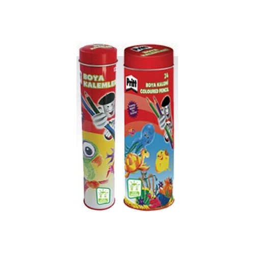 Pritt 24 Renk Metal Tüp Kuru Boya Kalemi (1307863)