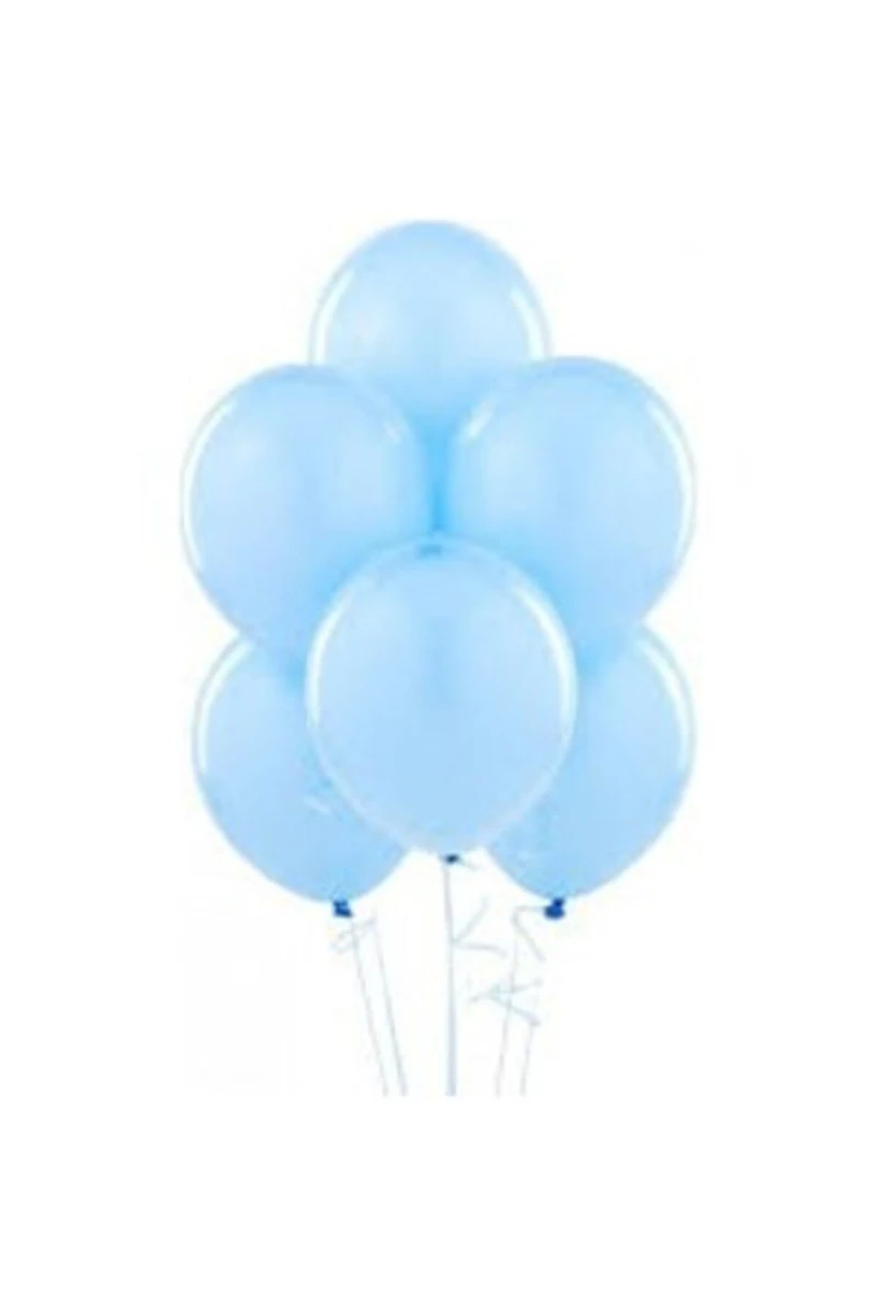 Nedi Pm-72009 Balon Düz Renk Açık Mavi 100Lü