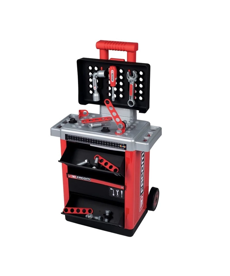 Smoby Facom Workbench Center 76 00 360218 Tekerlekli Tamir Tezgahı