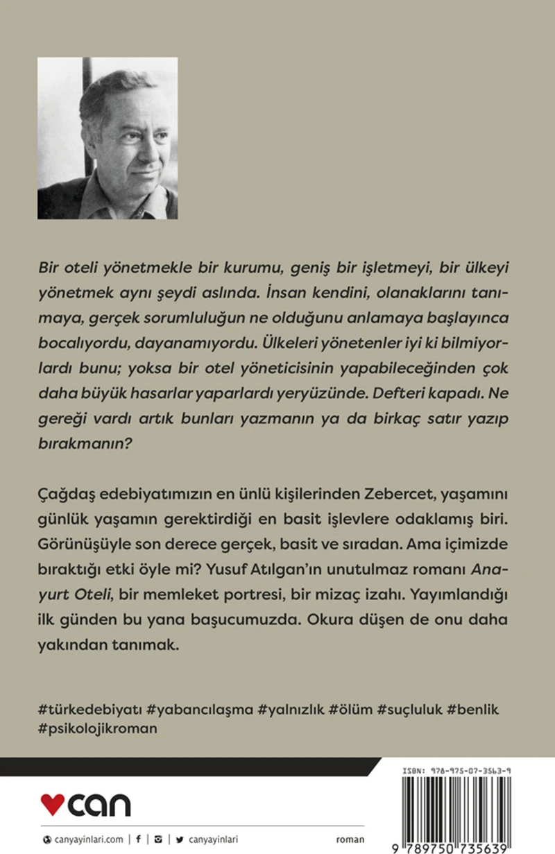 Anayurt Oteli - Yusuf Atılgan