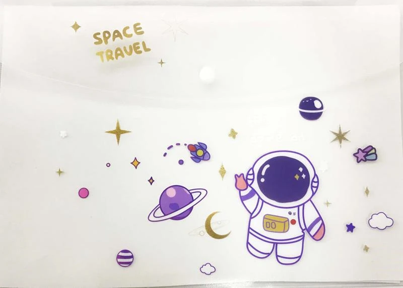 Unıck Color Astronot A4 Çıt Çıt Dosya 6871