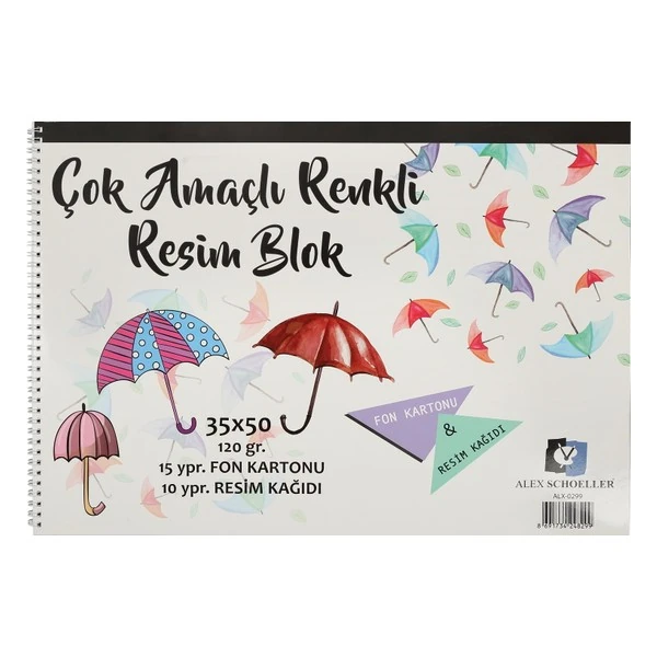 Alex Alx-0299 Spr.Renk Çok Amç. Res.Deft.35*50 25L