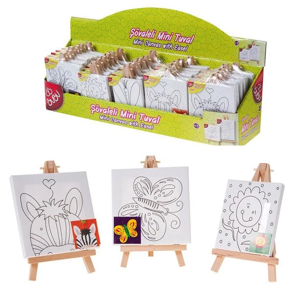 Bubu Şövaleli Mini Tuval 8 x 10 cm