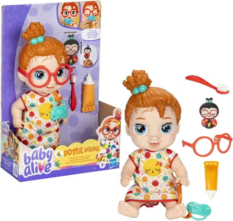 Baby Alive Kızıl Saçlı Uykucu Bebeğim F9965