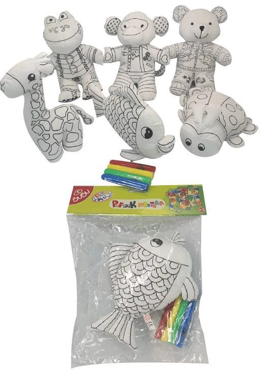 Bu-Bu Kumaş Boyama Pufidik Dostlar Pd0001