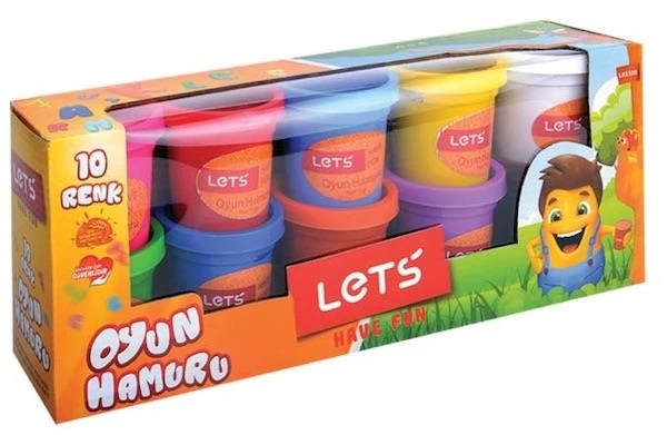 Lets Oyun Hamuru 10 Renk L83100
