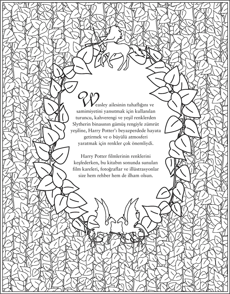 Harry Potter Boyama Kitabı