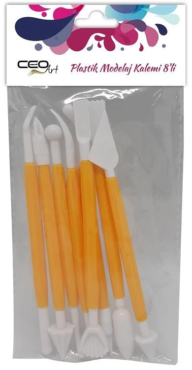 Ceoart Plastik Model Kalemi Seti 8'Li Set Ceo-Sn0013