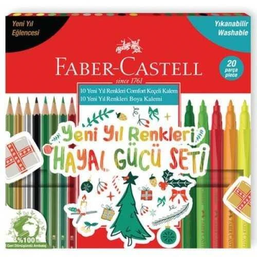 FABER CASTEL COMFORT 10 KECELI+10 KURU BOYA