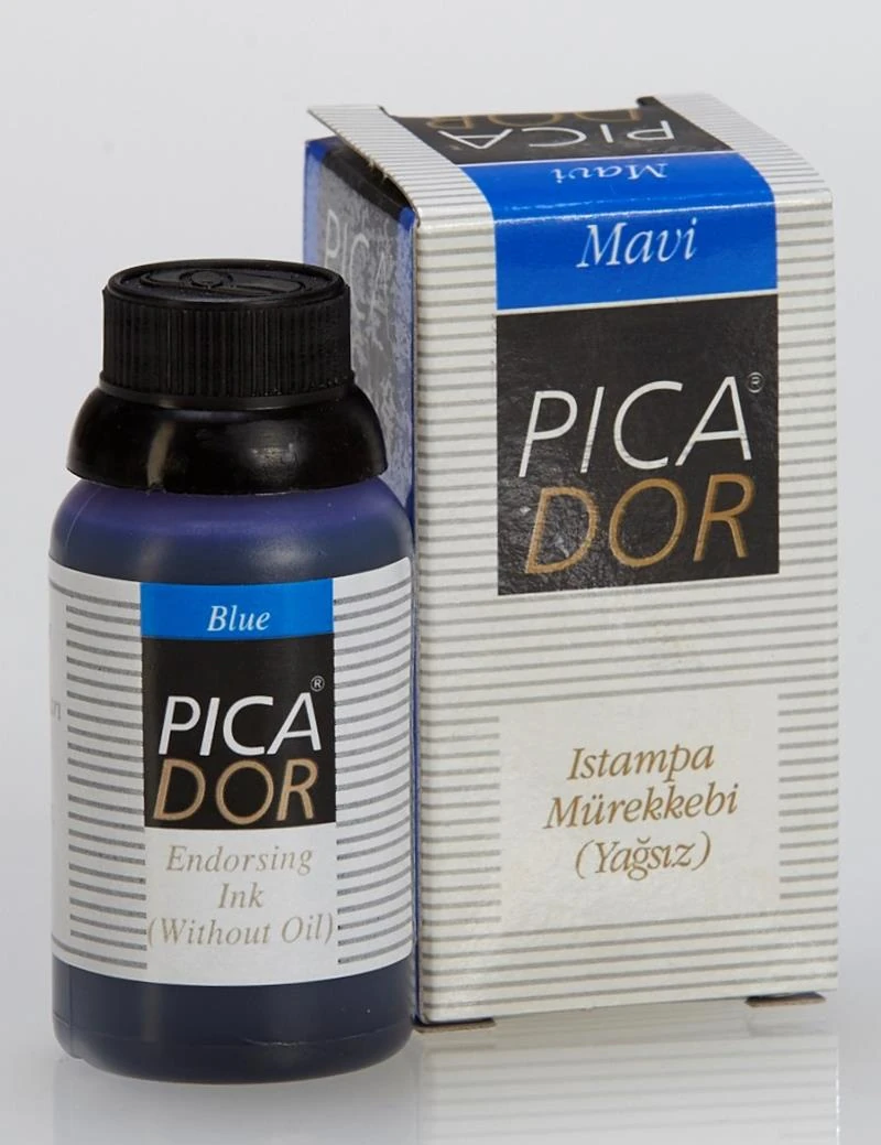 Pıcador Ke002 Istampa Mürekkebi 30Ml Mavi