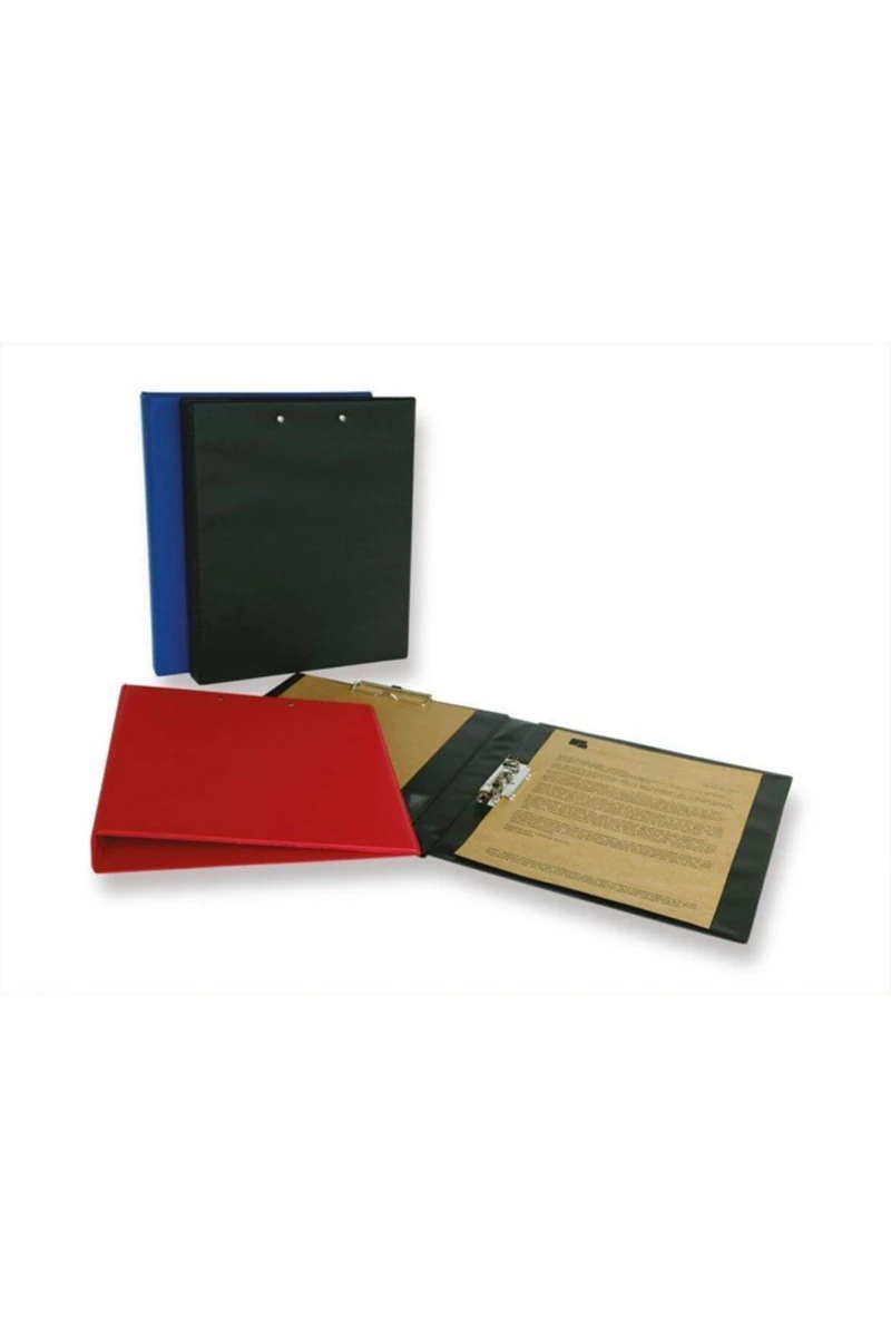 2K Klasör+Sekr. Çift Mekanizmalı Pvc Siyah 229S