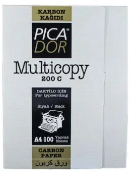 Pıcador Kk001 Karbon Kağıt A4 Siyah
