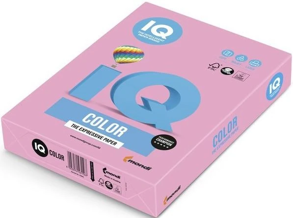 Iq Ne1325-Pı25 Renkli Kağıt A4 80Gr A.Pembe