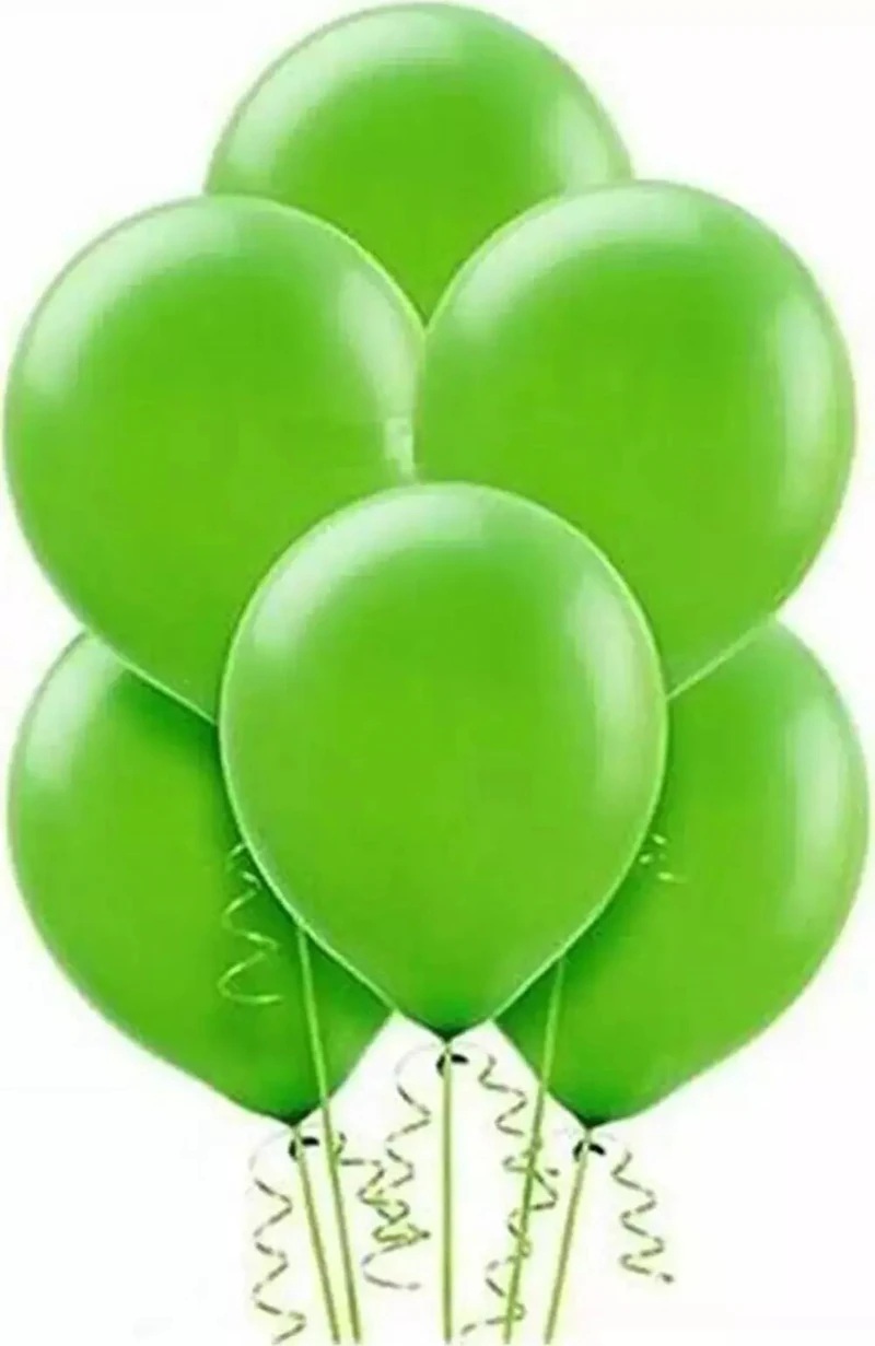 Nedi Pm-72022 Balon Metalik Fosforlu Yeşili 100Lü