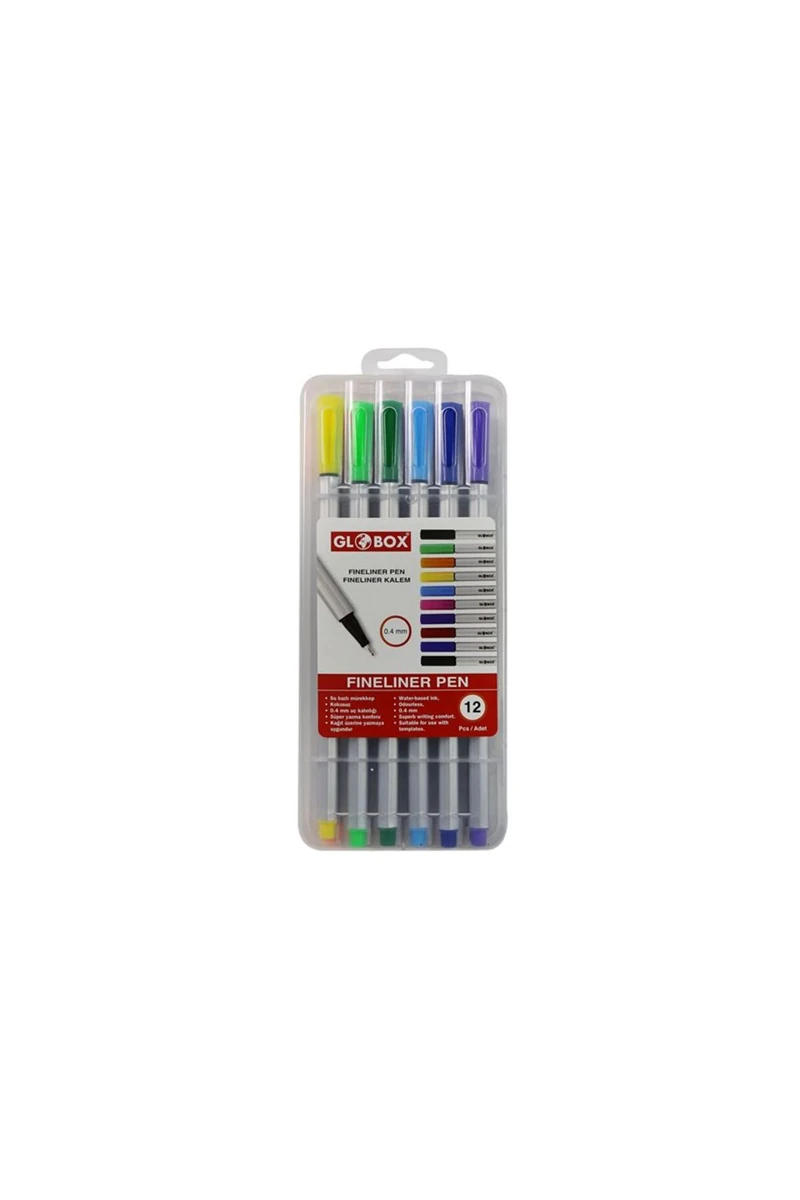Globox 6320 Fineliner Keçeli Kalem 12Li *24