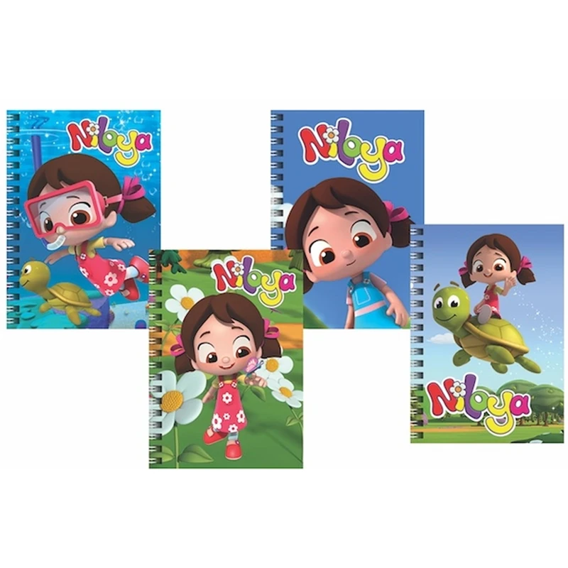 Keskin 140400-89 Niloya A6 80 Yp.Çizgili Spiralli Bloknot