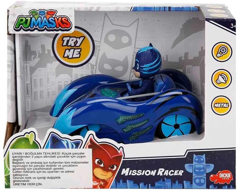 Simba Dıckıe Pj Mask Mıssıon Racer Cat-Car Smb-203142000