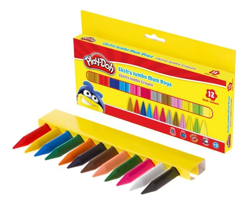 Play-Doh Mum Boya Extra Jumbo 12 Renk Cr011