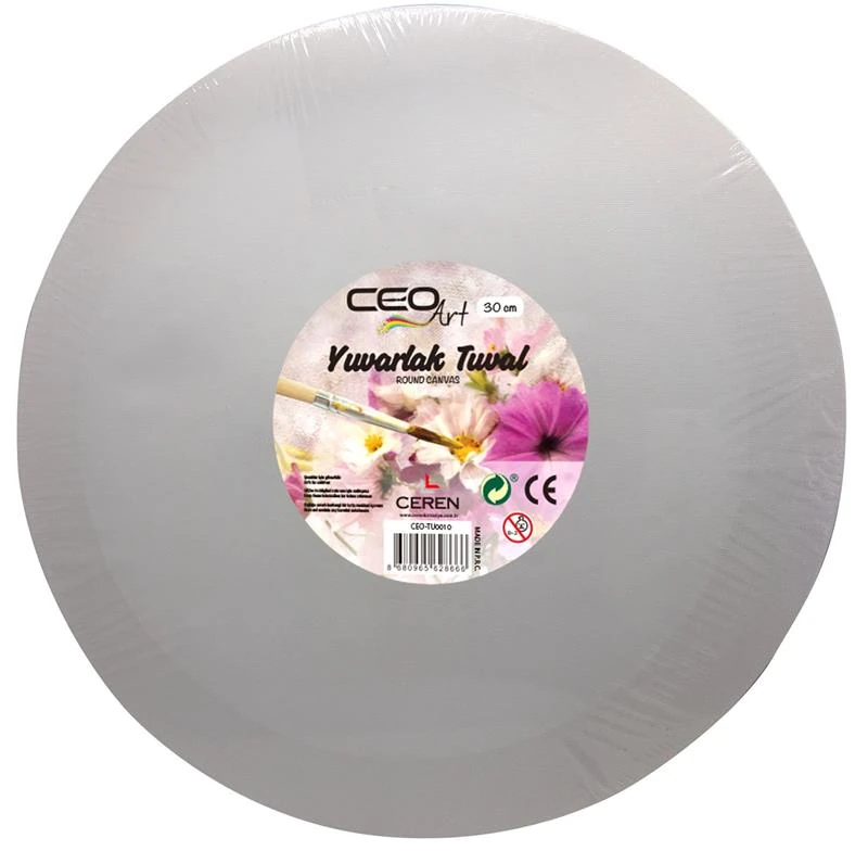 Ceoart 30Cm Yuvarlak Tuval Ceo-Tu0010