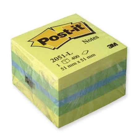 Post-It Yapışkanlı Küp Not 51X51 Mini 400Yp Sarı 2051-L