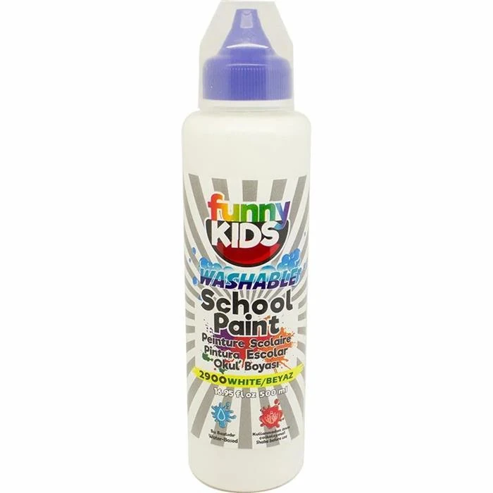 Rich Funny Kids Yıkanabilir Okul Boyası 500ml - 2900 Beyaz