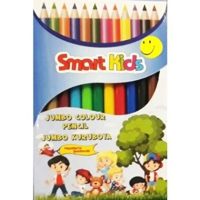 Globox 2972 Smart Kids Jumbo Kuru Boya 12Li